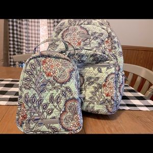 Vera Bradley back pack and Lunch box